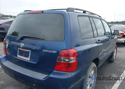 2004 Toyota Highlander V6 из США, поврежденный, VIN JTEEP21A640006309